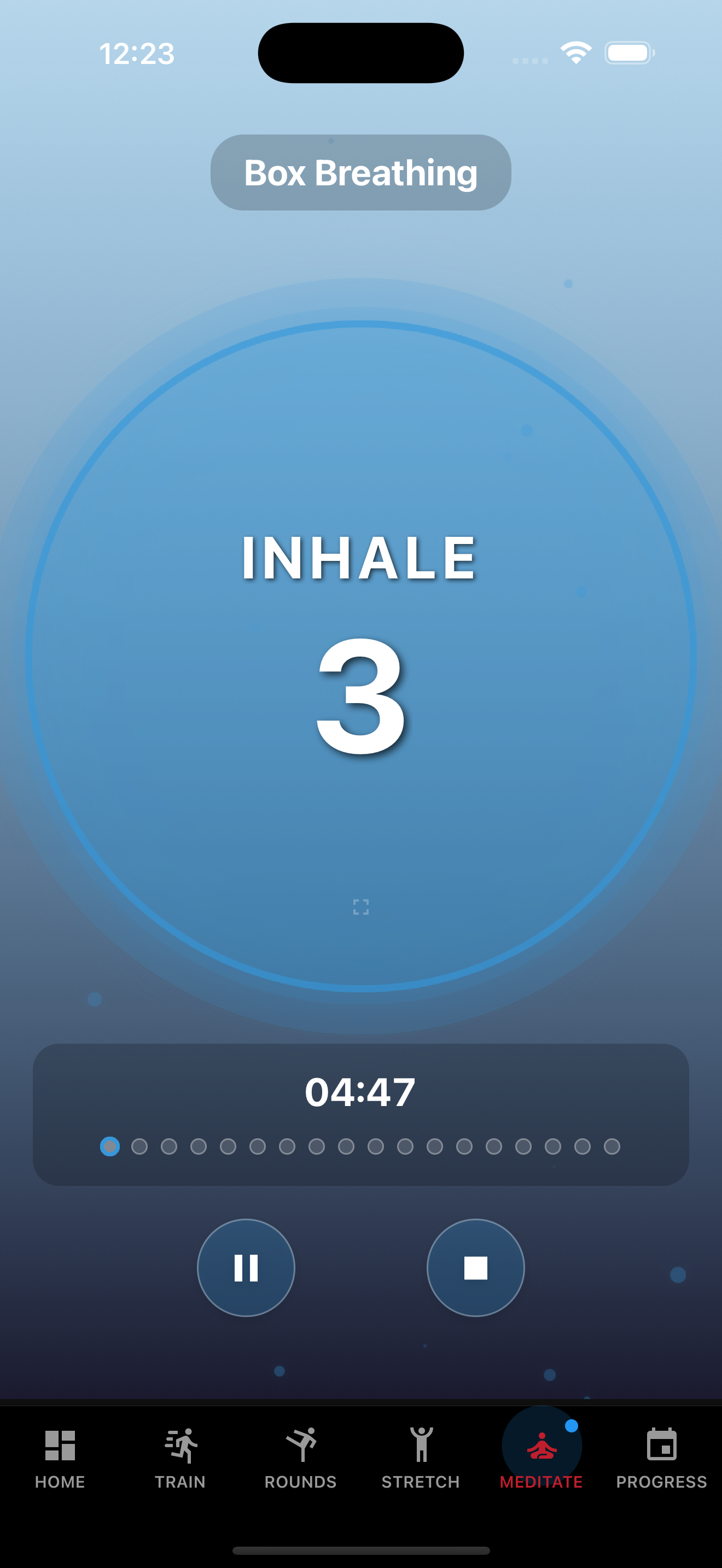 Meditation Screen